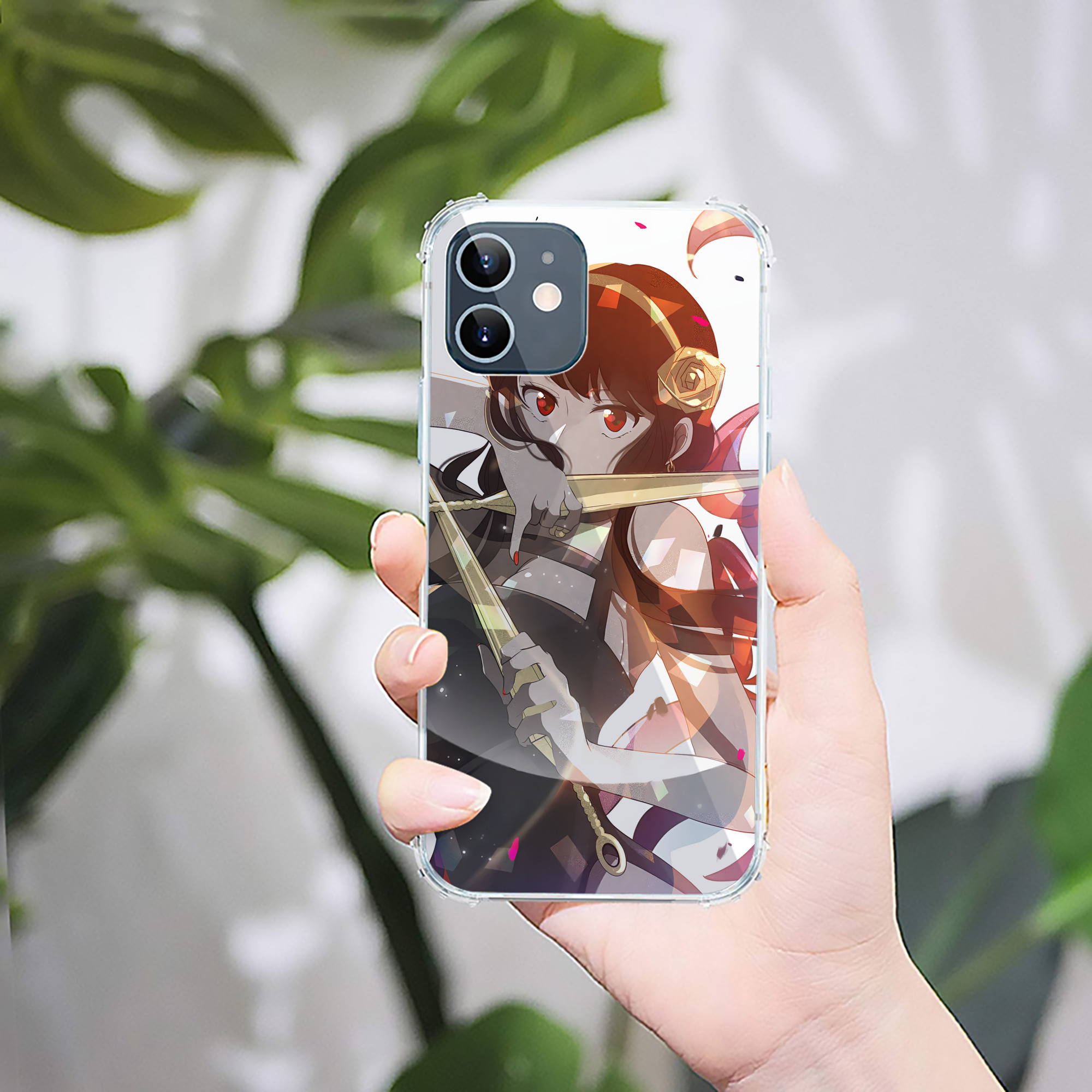 （画像用） SPY×FAMILY间谍家家酒 【iPhone 12シリーズ対応】透明スマホケース（クリアソフトケース）